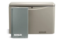Kohler 14kW Generator with 200-Amp Whole House Automatic Transfer Switch 14RCAL-200SELS